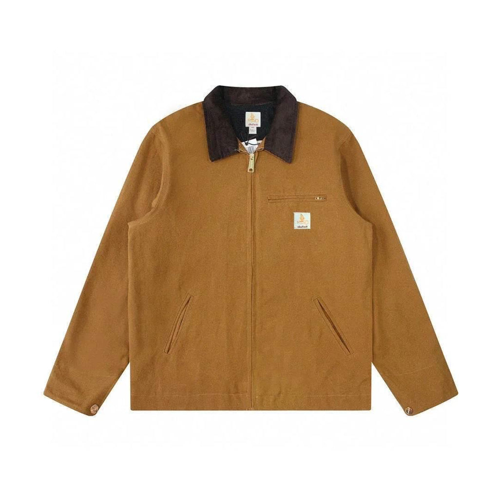 Vintage Safari Jacket – American Workwear Canvas Coat - ZA-Zola