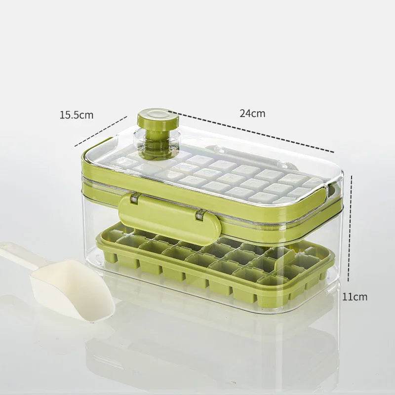 Silicone Press Ice Maker – Single & Double Layer Mold - ZA-Zola