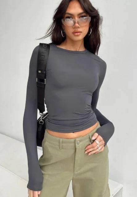Slim Long Sleeve Pullover – S–L | ZA-Zola - ZA-Zola
