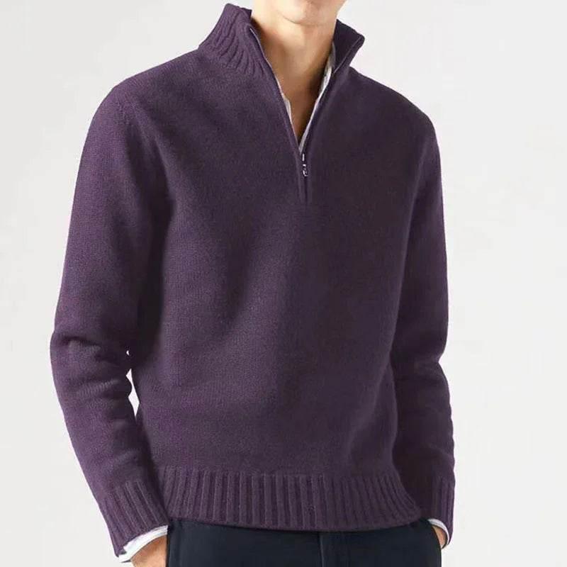 Men's Thickened Thermal Sweater - Slim Fit Style - ZA-Zola