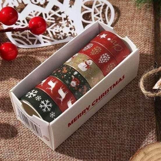 Christmas Decorative Tape – 6 Roll Set - ZA-Zola