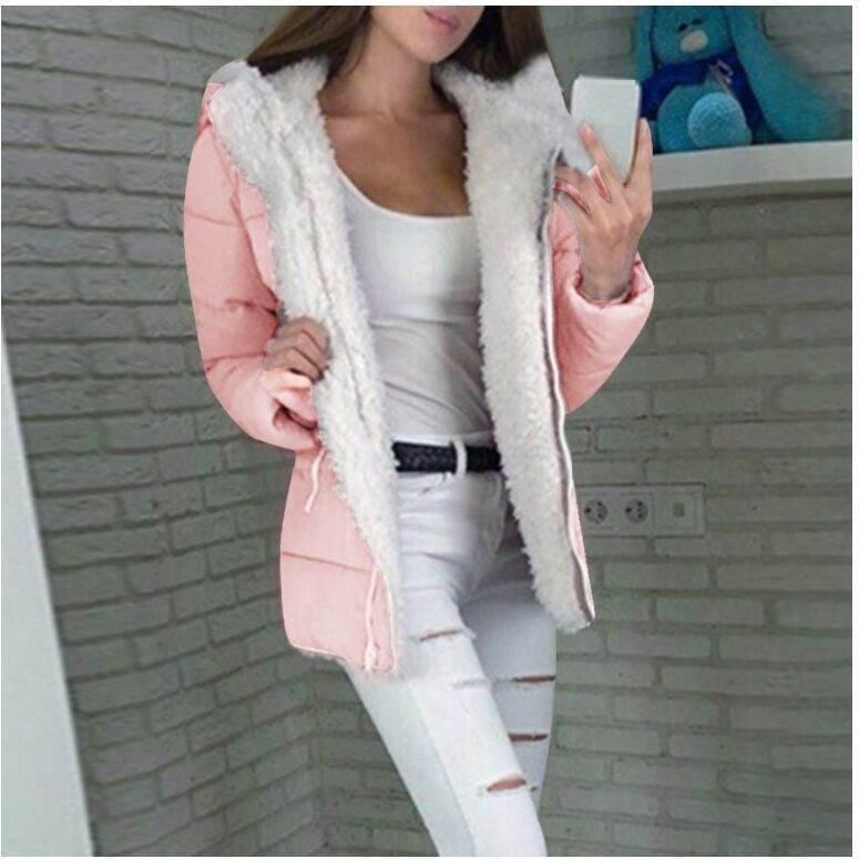 Fleece-Lined Hooded Coat – Cotton-Padded Warm Jacket - ZA-Zola