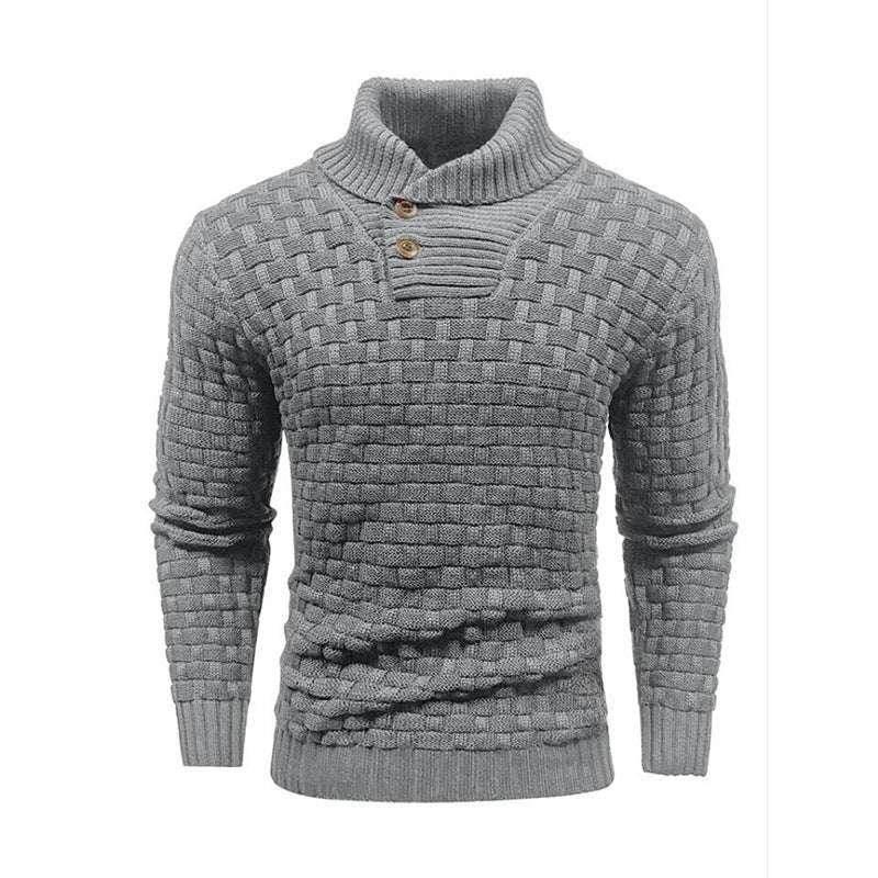 Men's Slim Turtleneck Sweater - Fashion Casual Pullover - ZA-Zola