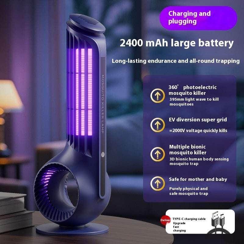 USB Mosquito Killing Lamp - Rechargable LED Trap - ZA-Zola