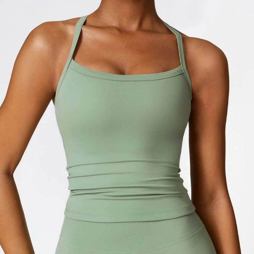 Beauty Back Yoga Vest - Quick-Dry Workout Tank - ZA-Zola