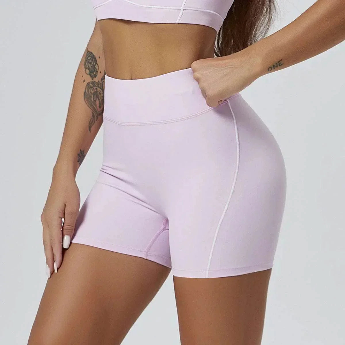 Nude Feel High Elastic Yoga Bra & Pants Set - ZA-Zola