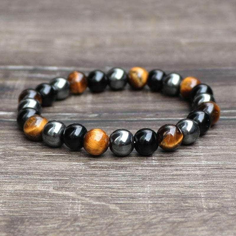 Tiger Eye Stone Bracelet – Natural & Handwoven - ZA-Zola