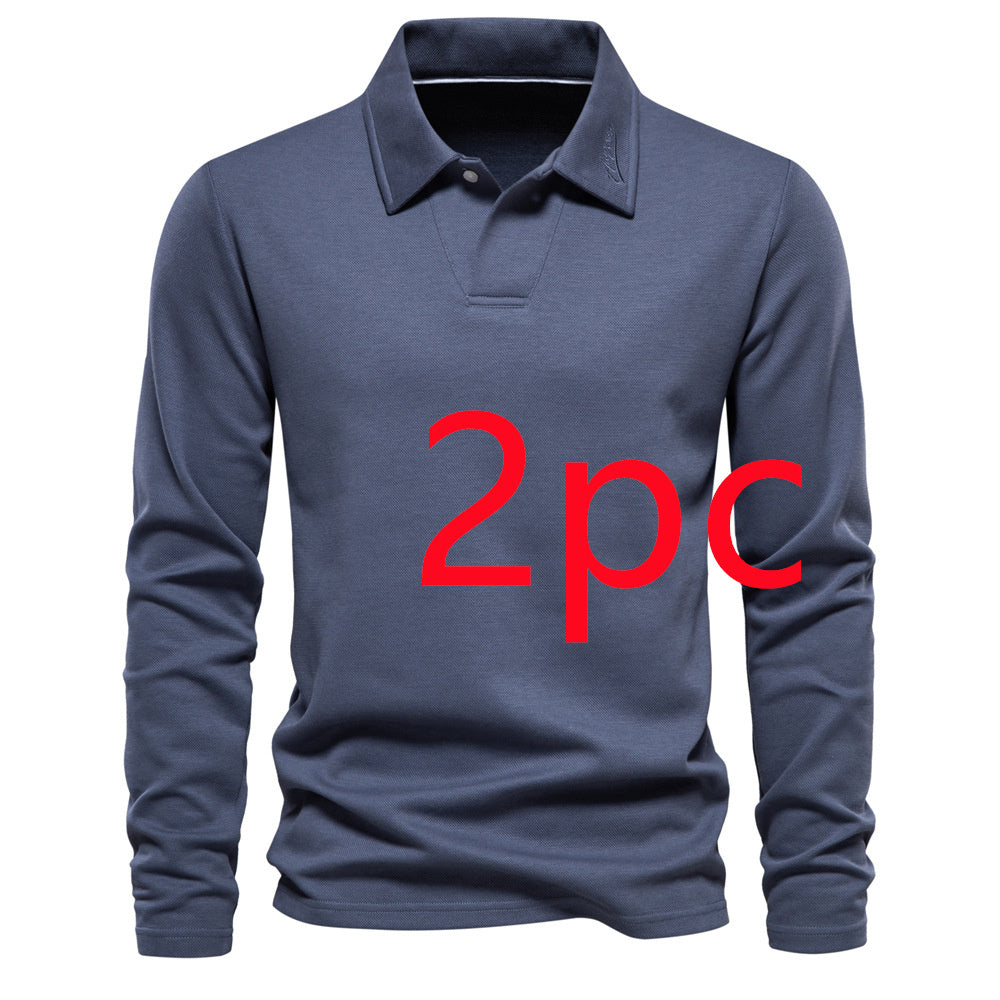 Men’s Long Sleeve Polo Shirt Casual | ZA-Zola