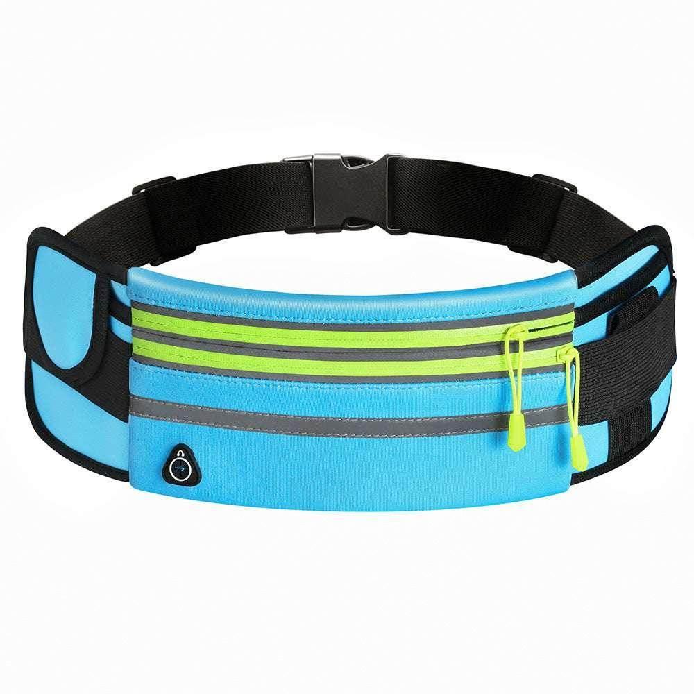 Double Zippers Waterproof Sports Running Fanny Pack – Breathable & Anti-Theft Waist Bag for Phones - ZA-Zola