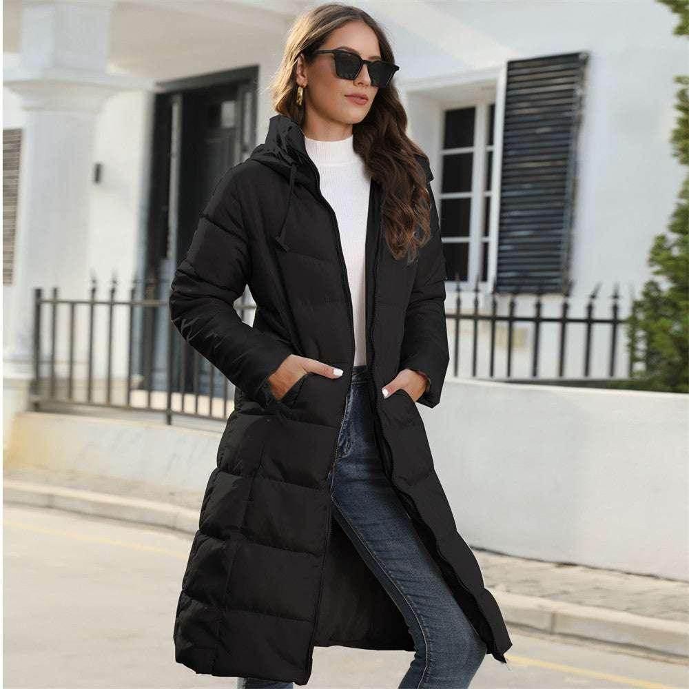 Hooded Cotton Padded Jacket - Slim Fit Winter Coat - ZA-Zola