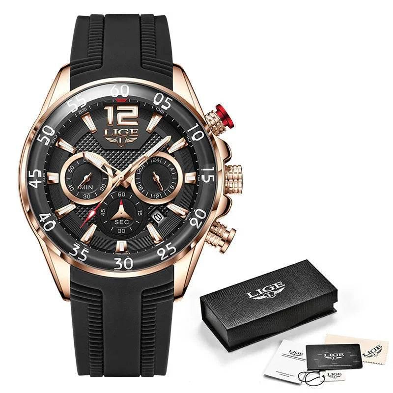 Waterproof Sports Quartz Men's Watch – Stylish & Durable - ZA-Zola