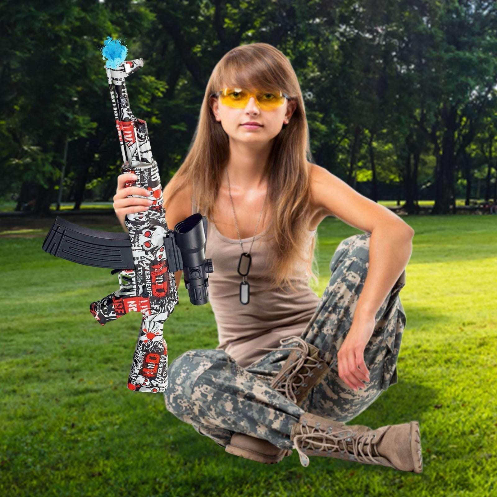 Electric Gel Blaster Water Bomb Gun – Rechargeable Outdoor Toy for Kids (Ages 7–14) - ZA-Zola