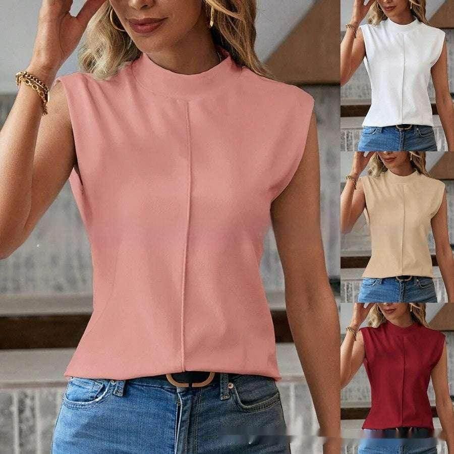 Elegant Stretch Sleeveless Vest – Comfy & Stylish - ZA-Zola