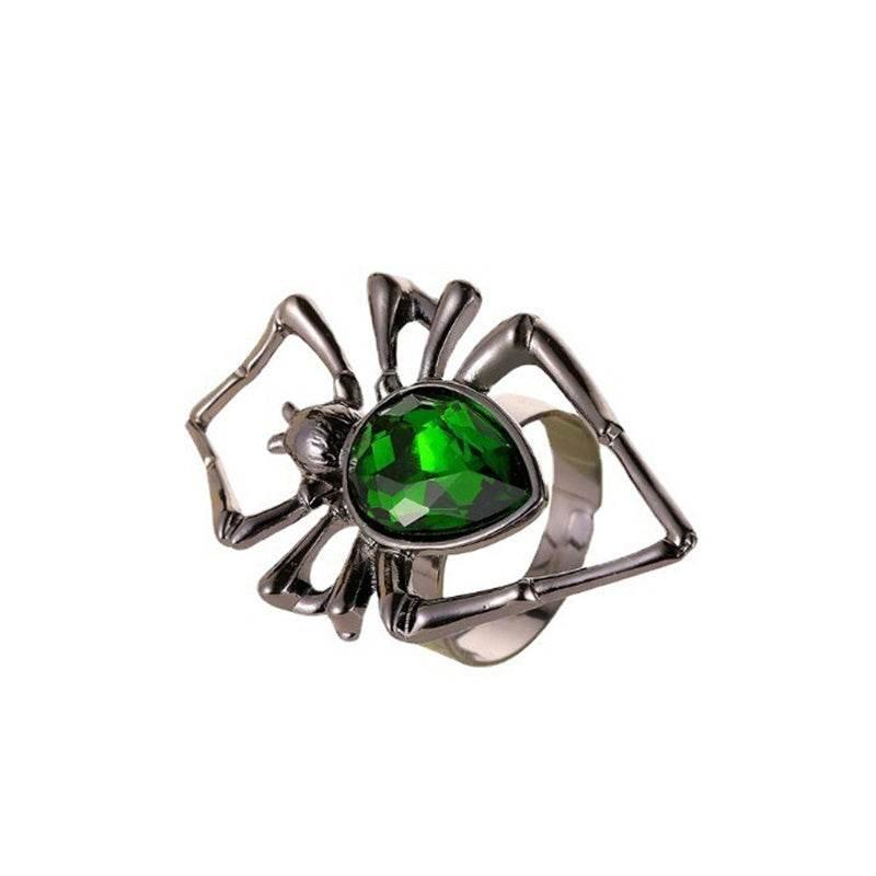 ZA-Zola Halloween Spider Necklace & Ring Set - ZA-Zola