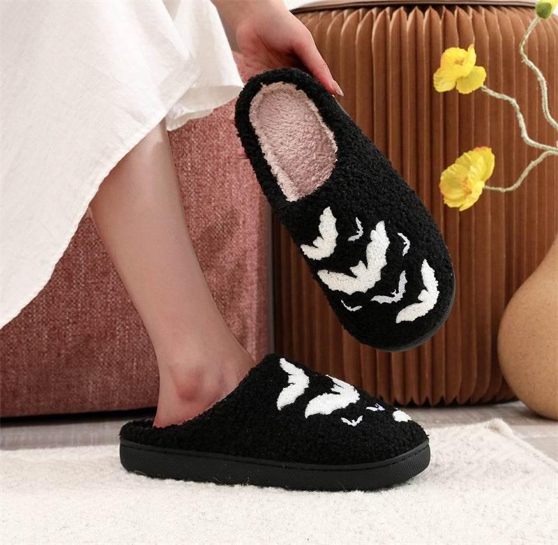 ZA-Zola Halloween Bat Plush Slippers - ZA-Zola