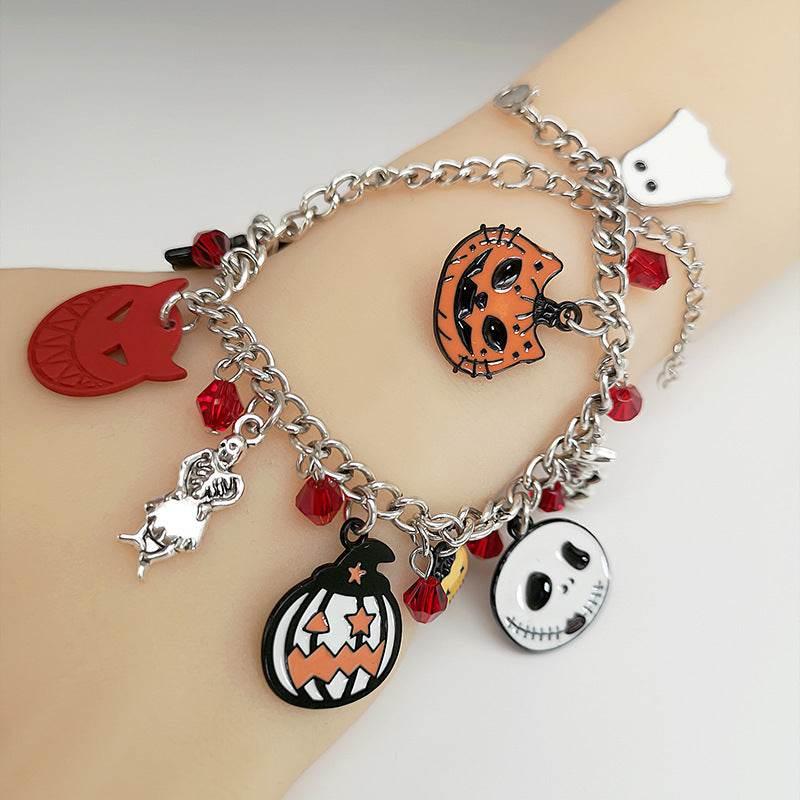 ZA-Zola Pumpkin Skull Ghost Halloween Bracelet - ZA-Zola