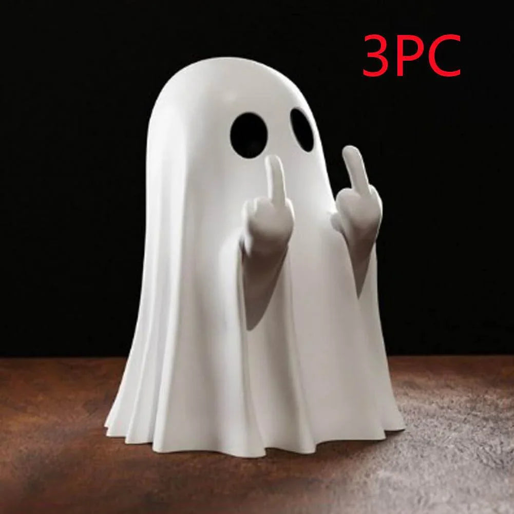 ZA-Zola Halloween Middle Finger & Love Ghost Ornaments - ZA-Zola