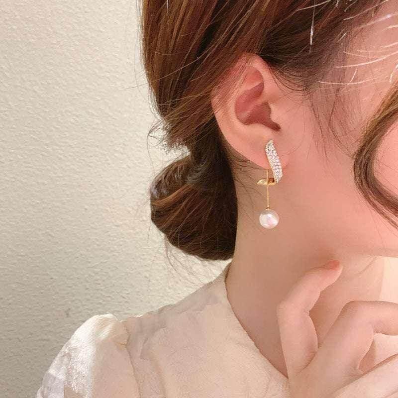 Retro Pearl Tassel Earrings for Women – Luxury Look - ZA-Zola