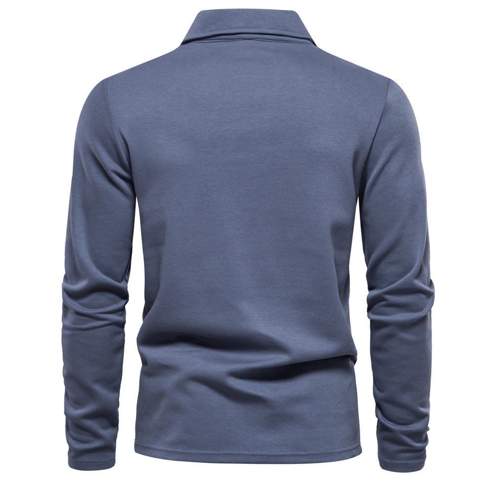 Men’s Long Sleeve Polo Shirt Casual | ZA-Zola