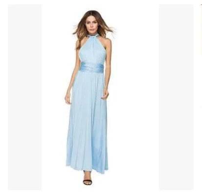 15-Way Convertible Maxi Dress – Sexy Backless Boho Wrap - ZA-Zola