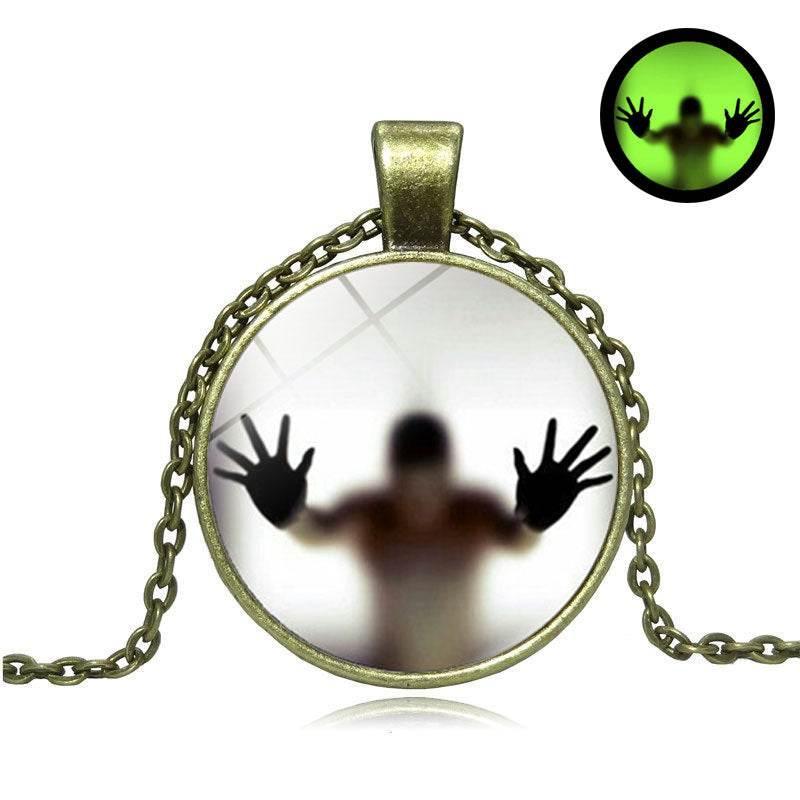 ZA-Zola Round Luminous Necklace Halloween - ZA-Zola