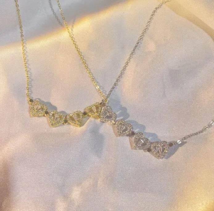Heart Pendant – Magnetic Four-Leaf Clover Necklace - ZA-Zola