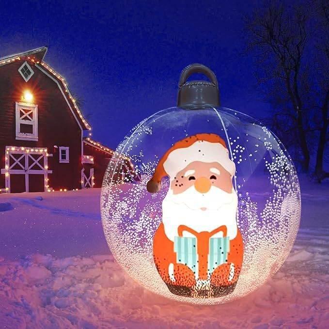 Inflatable Christmas Ball Hanging Crafts 60CM PVC Decor - ZA-Zola