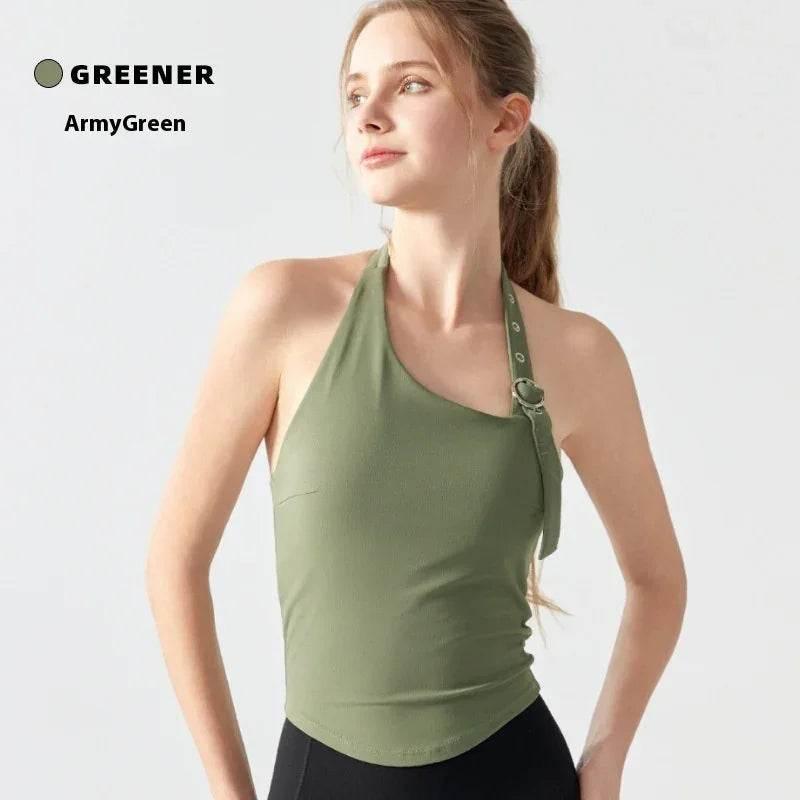 Women's Halter Sports Bra – Padded & Supportive! - ZA-Zola