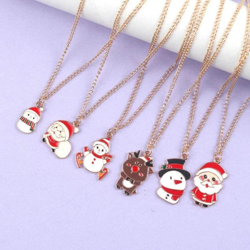 Shop Santa & Snowman Necklace – Festive Holiday Gift - ZA-Zola
