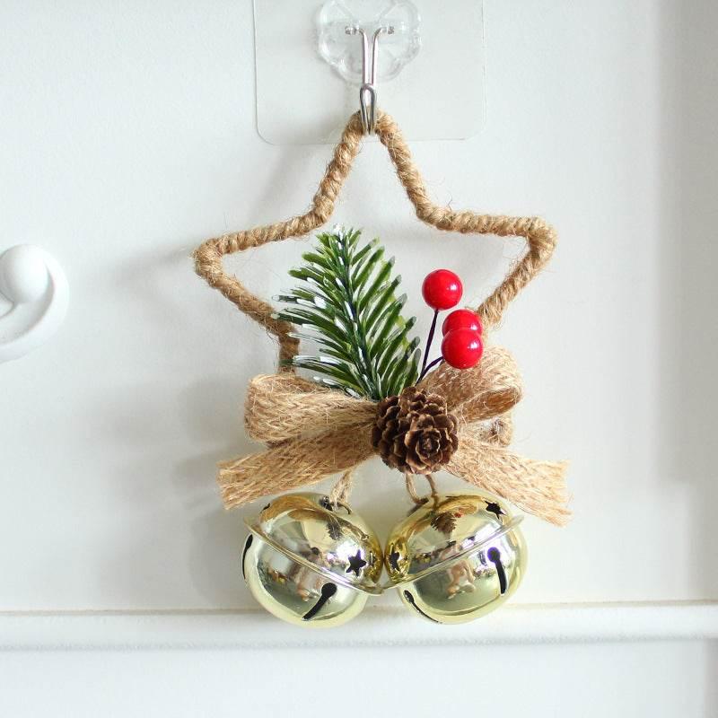 Christmas Star Bell Ornament Pendant Decoration - ZA-Zola
