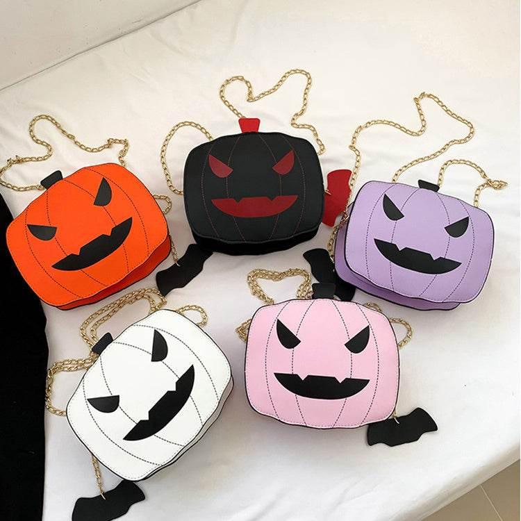ZA-Zola Halloween Cartoon Pumpkin Shoulder Bag - ZA-Zola