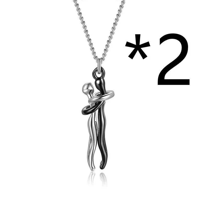 Affectionate Hug Necklace – Perfect Couple's Gift - ZA-Zola