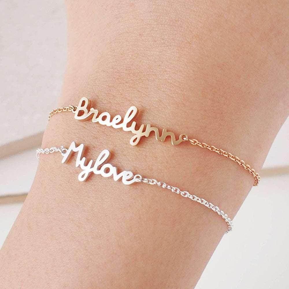 Personalized Custom Name Bracelet - Shop Now! - ZA-Zola