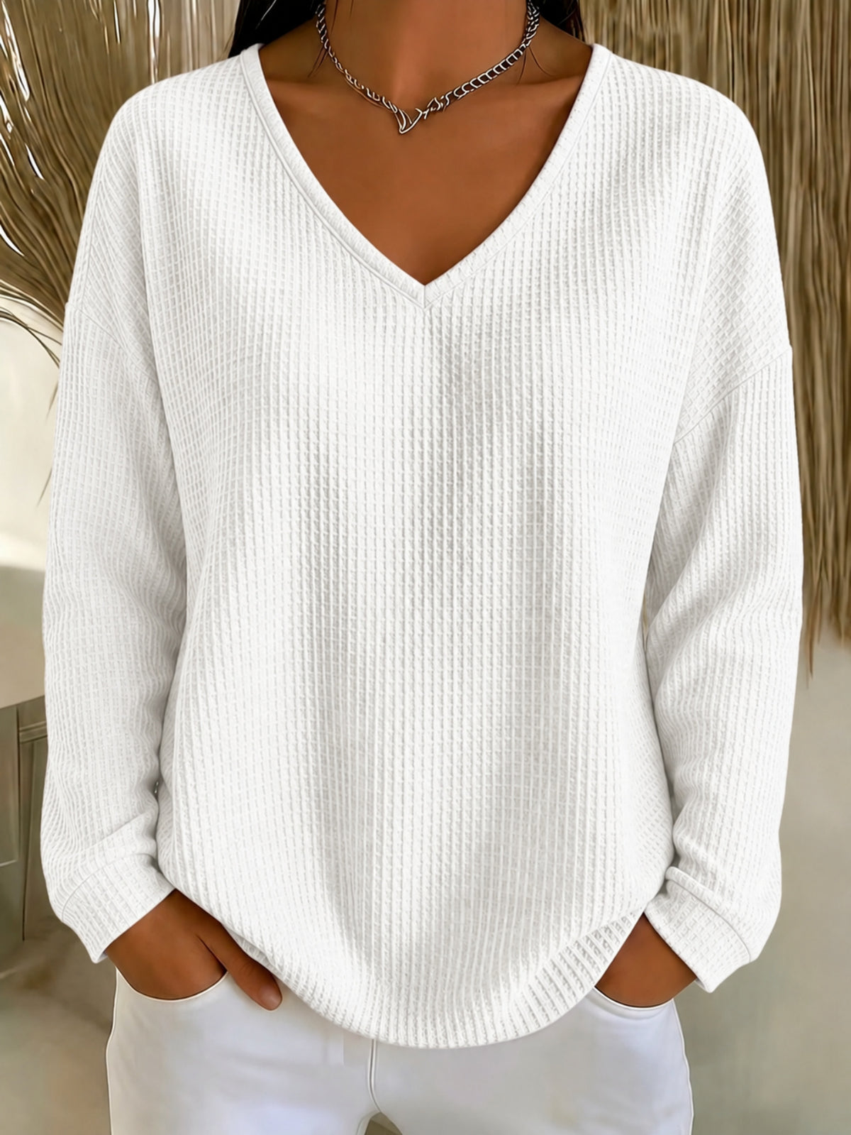 Printed Blouse for Women | Blue Casual Leisure Top