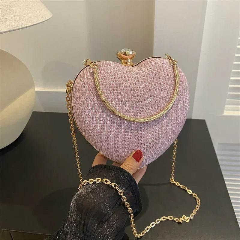 Love Chain Crossbody Handbag – Trendy & Elegant - ZA-Zola