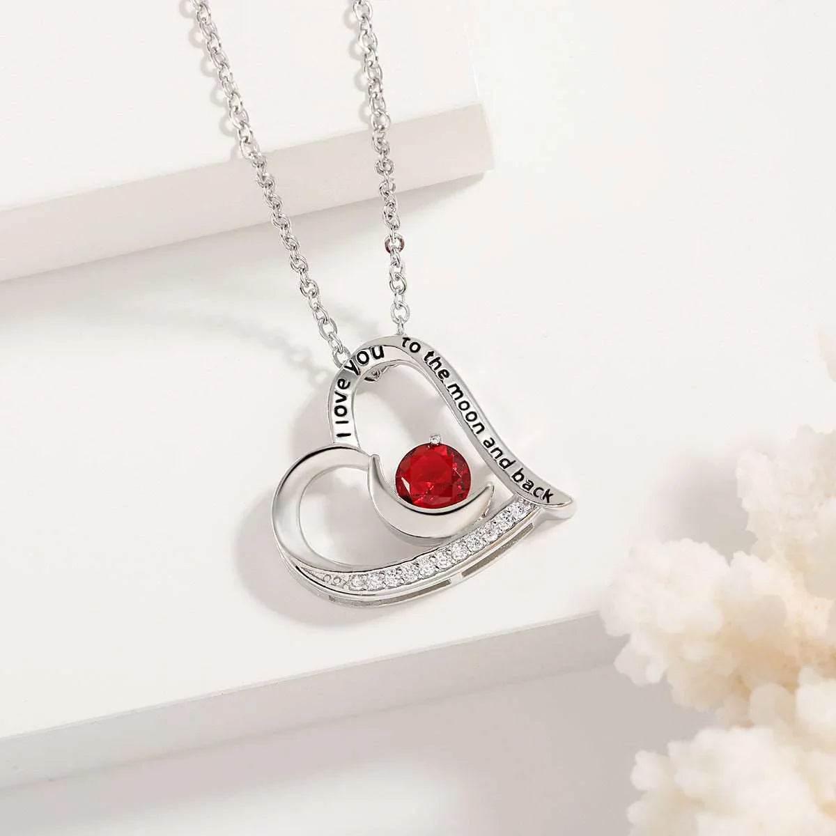 Shop Heart Love Necklace – Perfect Valentine Gift! - ZA-Zola