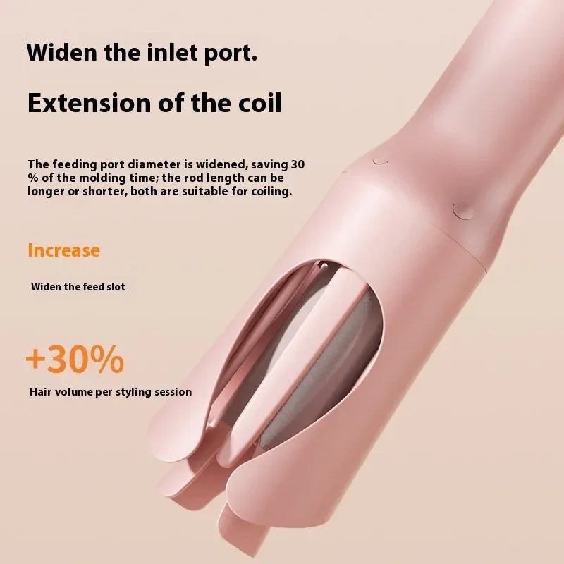 Wireless Hair Curler LCD Charging Portable Styler - ZA-Zola