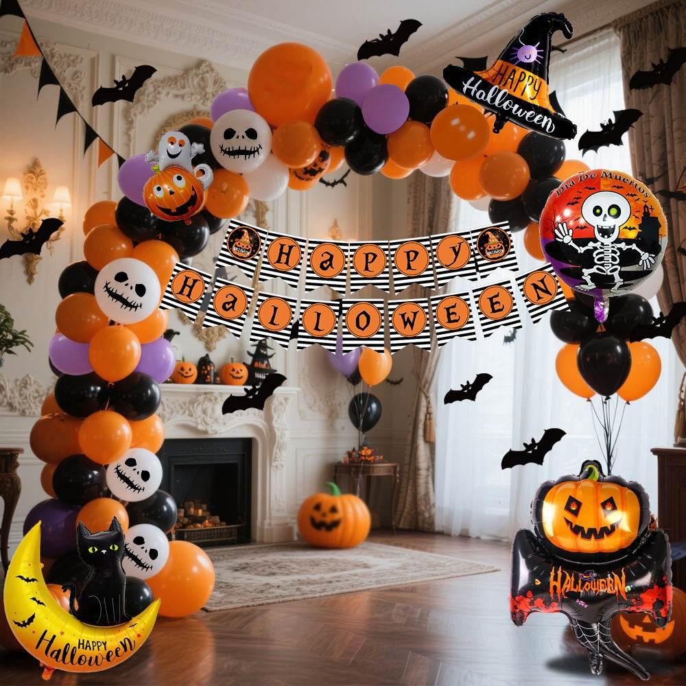 ZA-Zola Halloween Balloon Set Hanging Flags - ZA-Zola