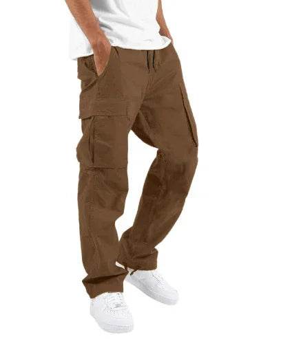 Men's Workwear Drawstring Multi-Pocket Pants - ZA-Zola