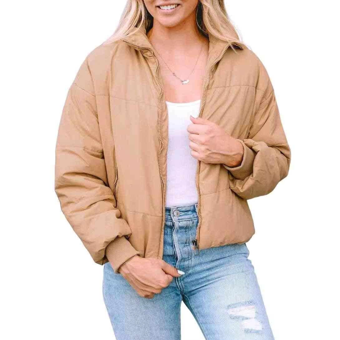Lapel Warm Long Sleeves Coat for Women - Winter Outerwear - ZA-Zola