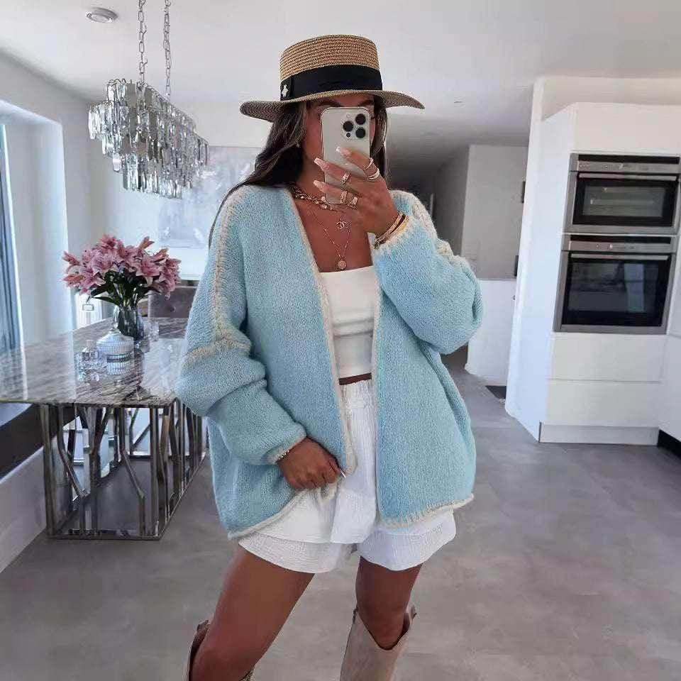 Cozy Chunky Knit Cardigan – Soft & Slouchy Vibes - ZA-Zola