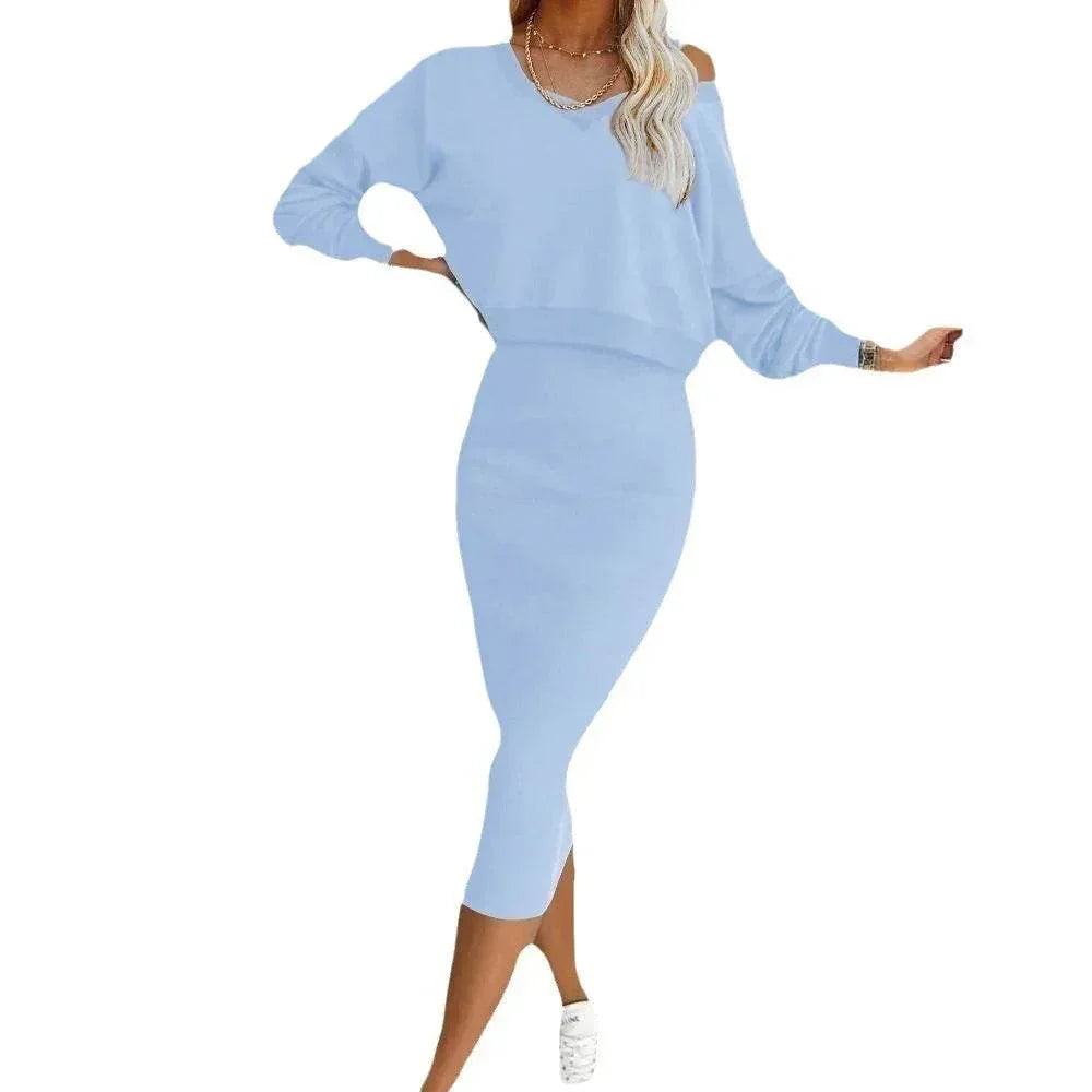 2-Piece Vest Skirt & Hoodie Set – Elegant Style - ZA-Zola