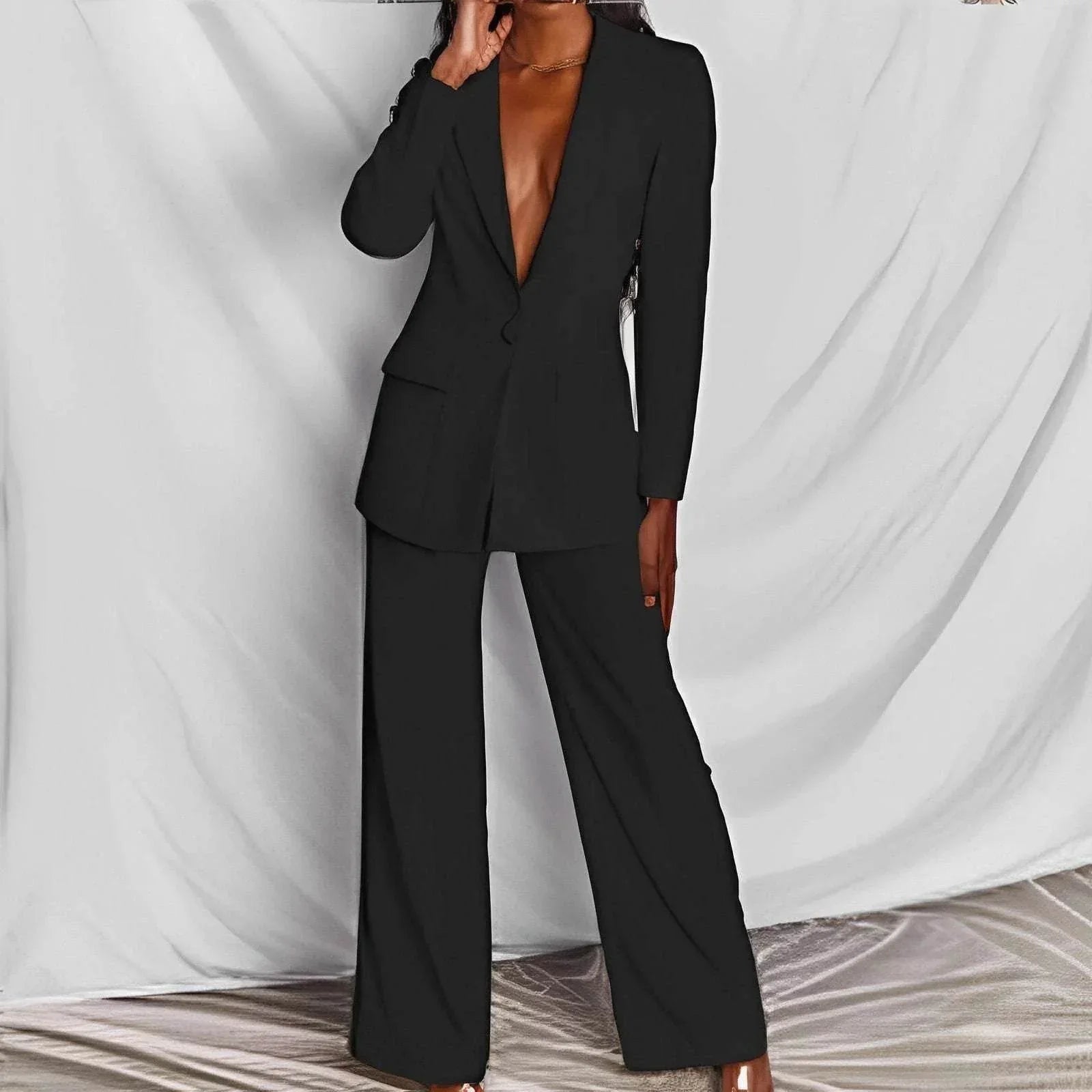 2pc Blazer & Pants Set – Women’s Spring Street Look - ZA-Zola