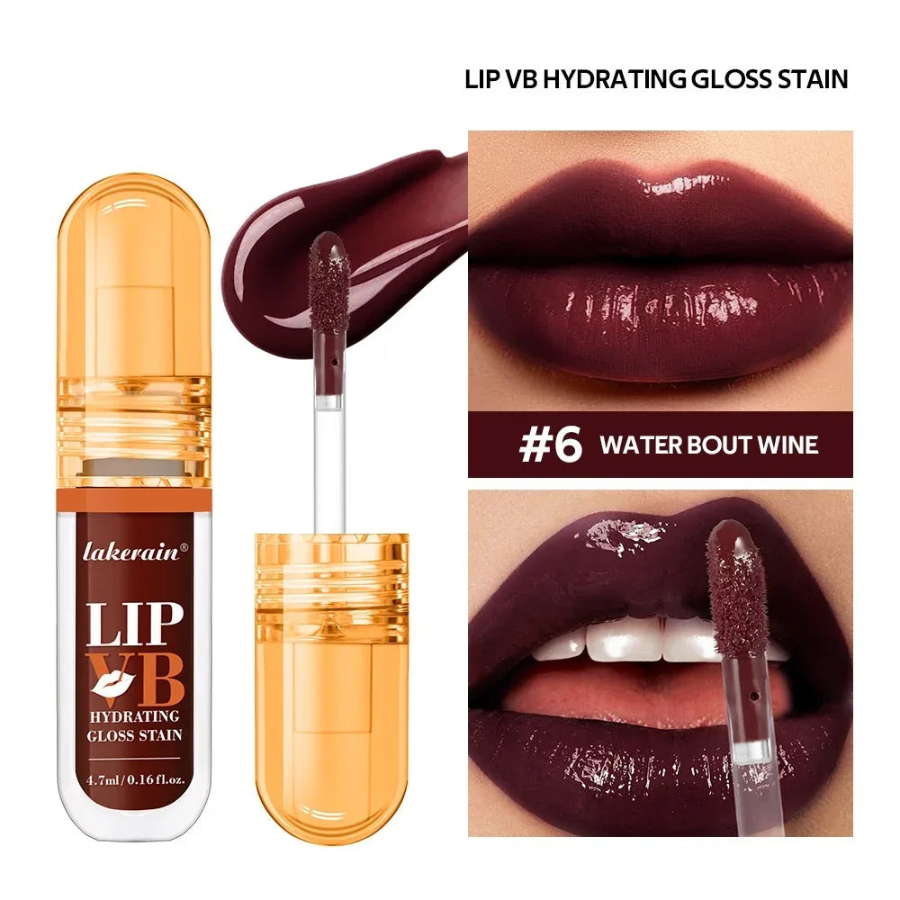 Lakerain Vitamin B Lip Gloss – Hydrating Moisturizing Lip Lacquer - ZA-Zola
