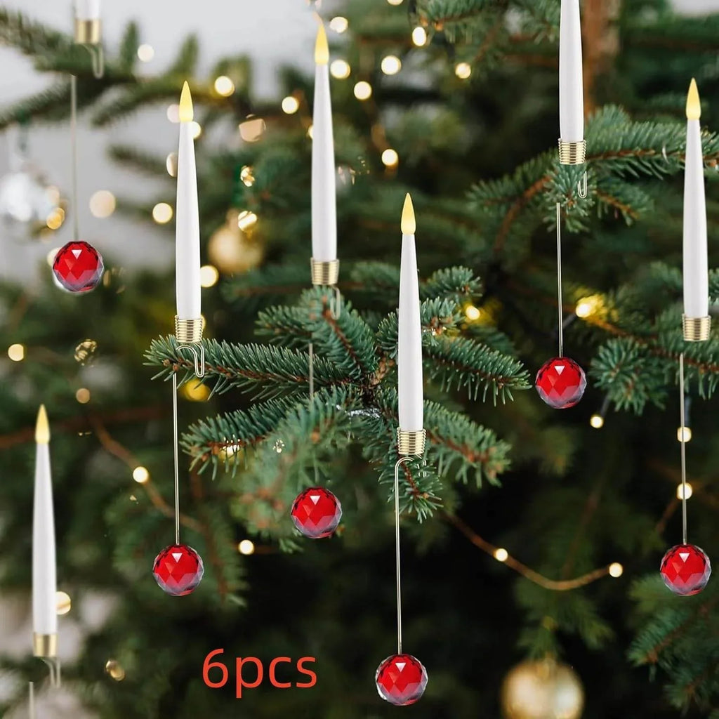 Christmas Candle LED Ornaments Indoor Holiday Tree Decor - ZA-Zola
