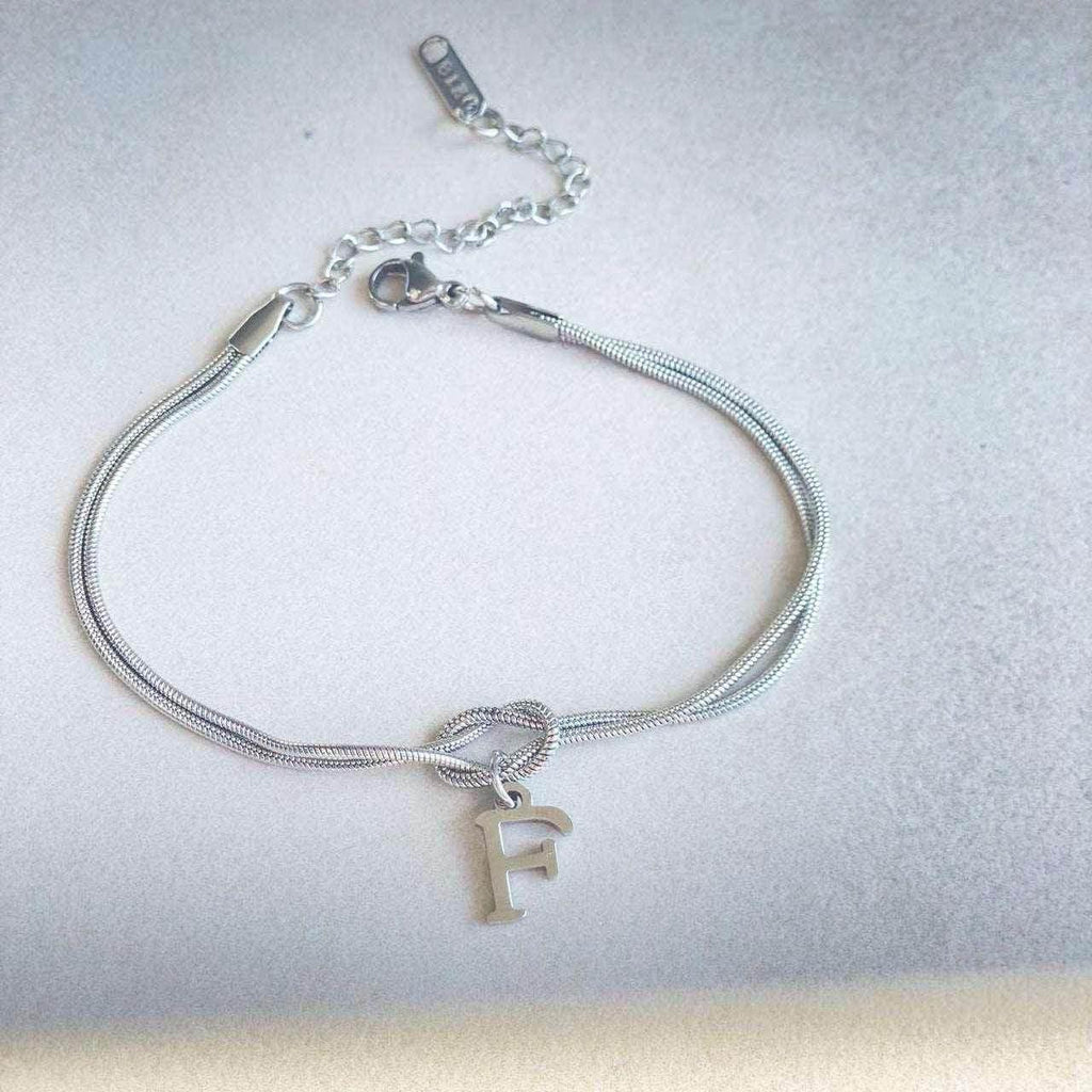 A-Z Love Knot Bracelets | Personalized Jewelry Gift - ZA-Zola
