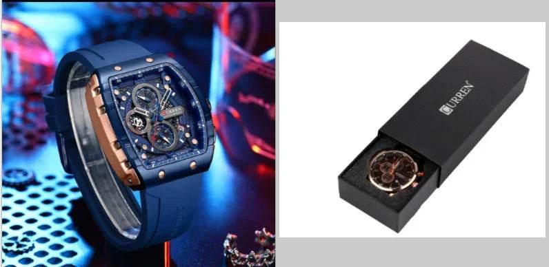 Men's Six-Pin Quartz Sports Watch – Stylish & Durable - ZA-Zola
