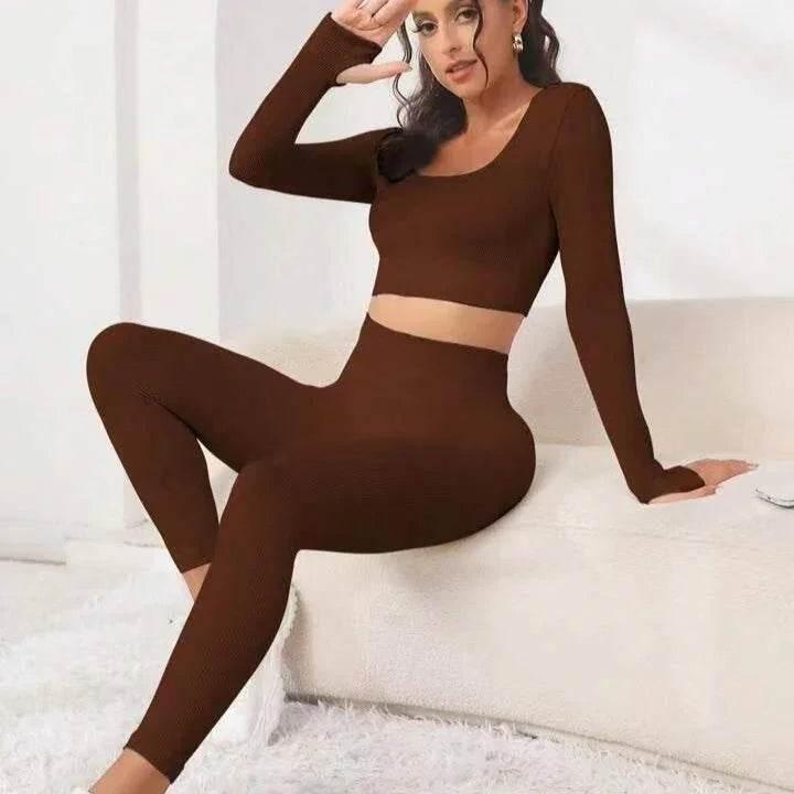 Seamless Yoga Set – Long Sleeve & Lift Leggings - ZA-Zola
