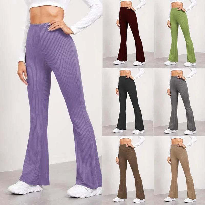 High Waist Yoga Pants – Tummy Control & Medium Elastic - ZA-Zola
