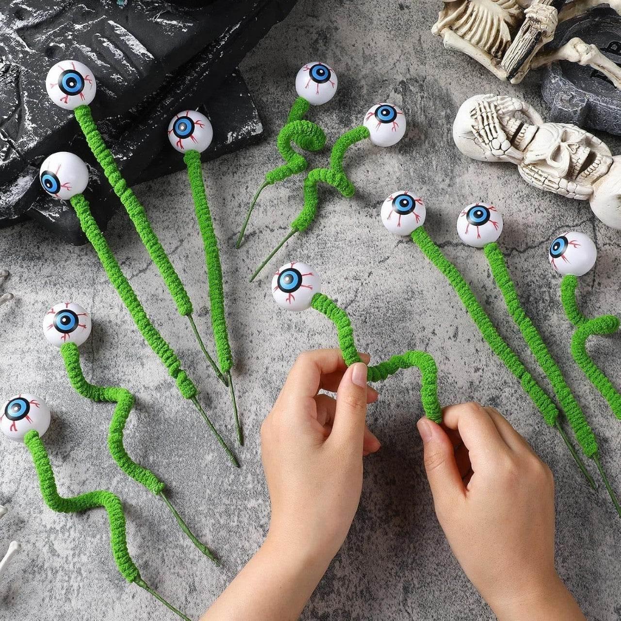 ZA-Zola Halloween Eyeball Twig Bouquet Decor - ZA-Zola